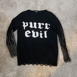 Killstar Purr Evil Sweater